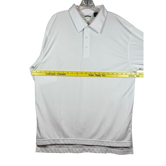 SKINS GAME Performance Dry Ply Golf Polo, Bright White, Size Medium - Picture 4 of 7